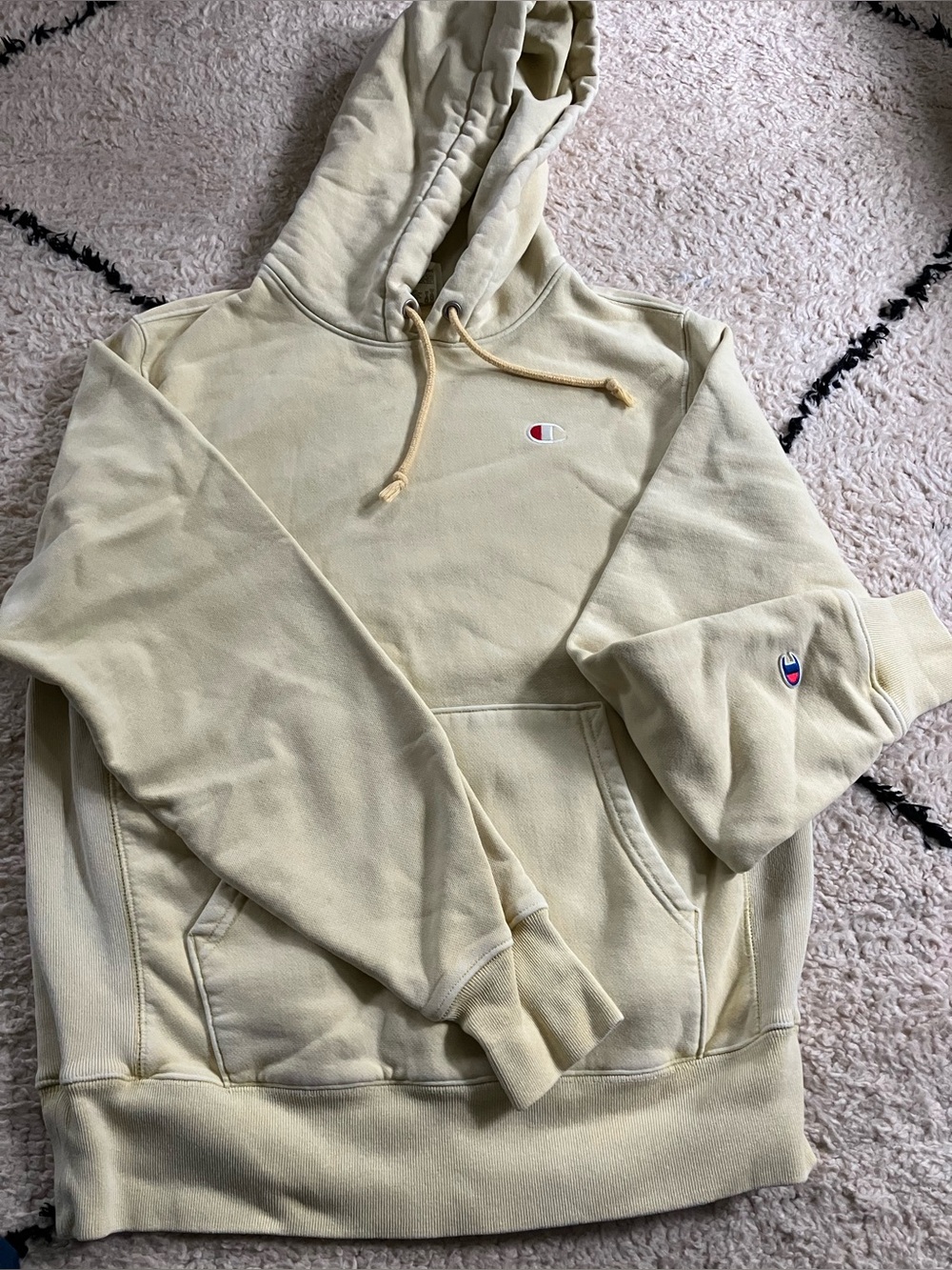 Champion Butter Yellow Hoodie